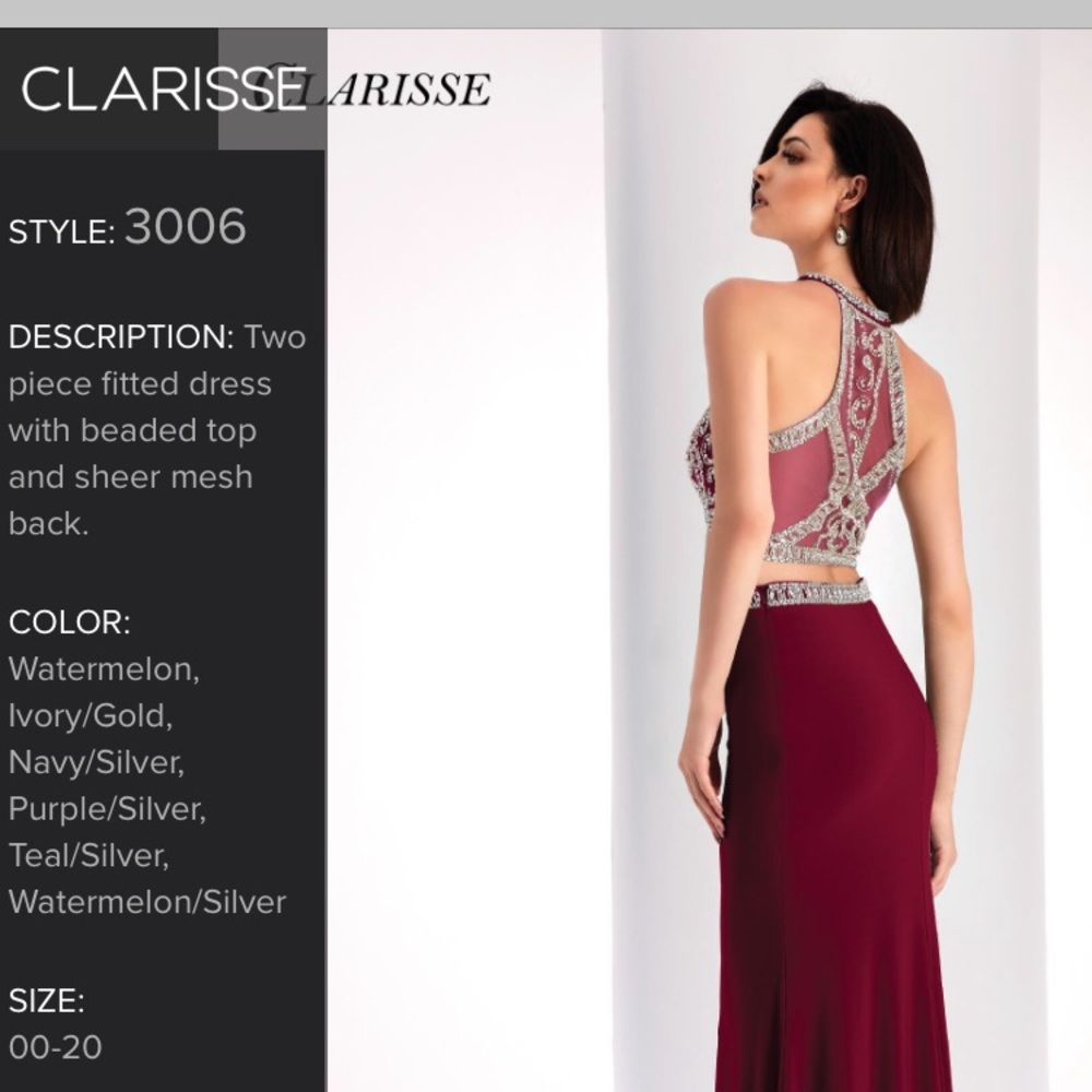 Clarisse 2-Piece Prom Dress